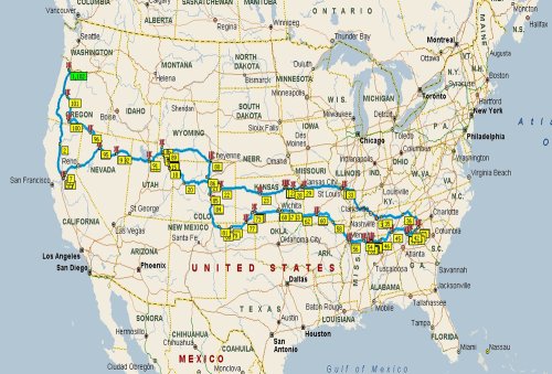 2017 Road Trip Master Map